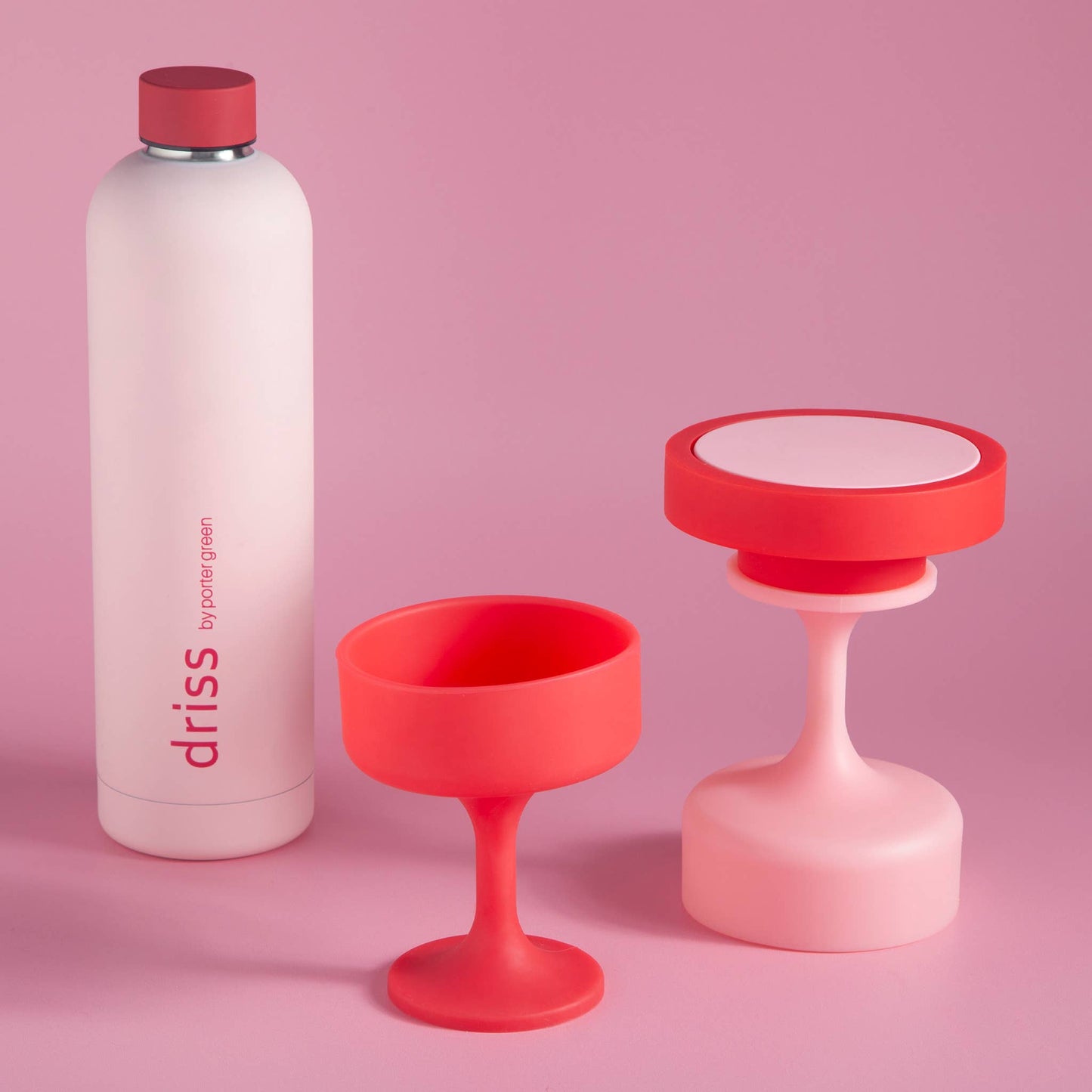 Unbreakable Silicon Coasters – Cherry | Blush