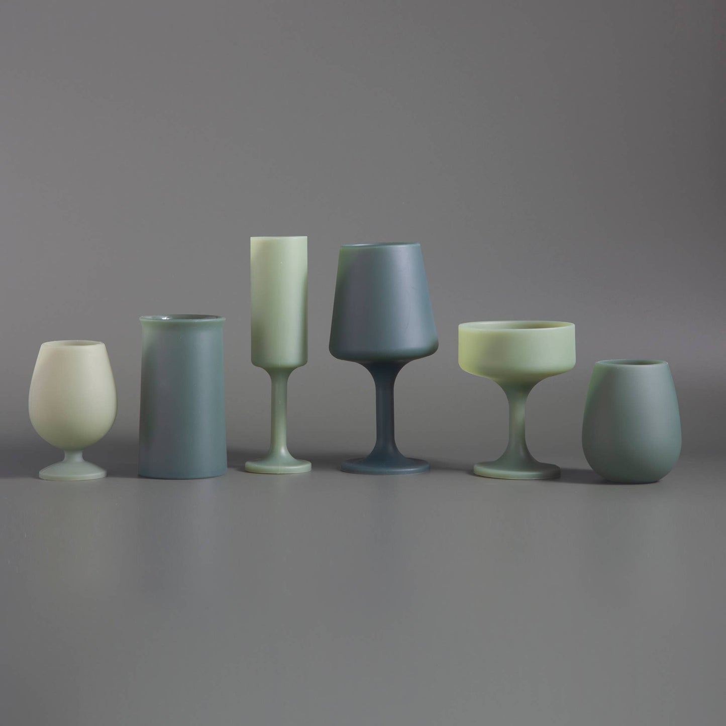 Unbreakable Silicone Champagne Flutes – Sage | Olive
