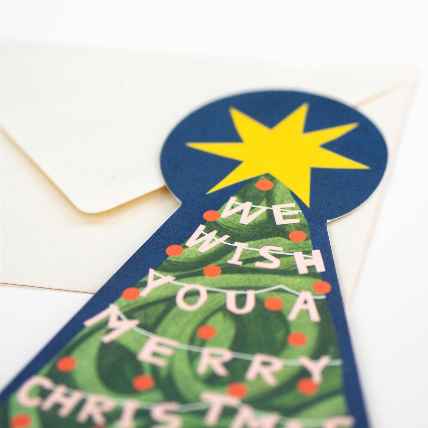 Merry Christmas Tree Fold-Out Card