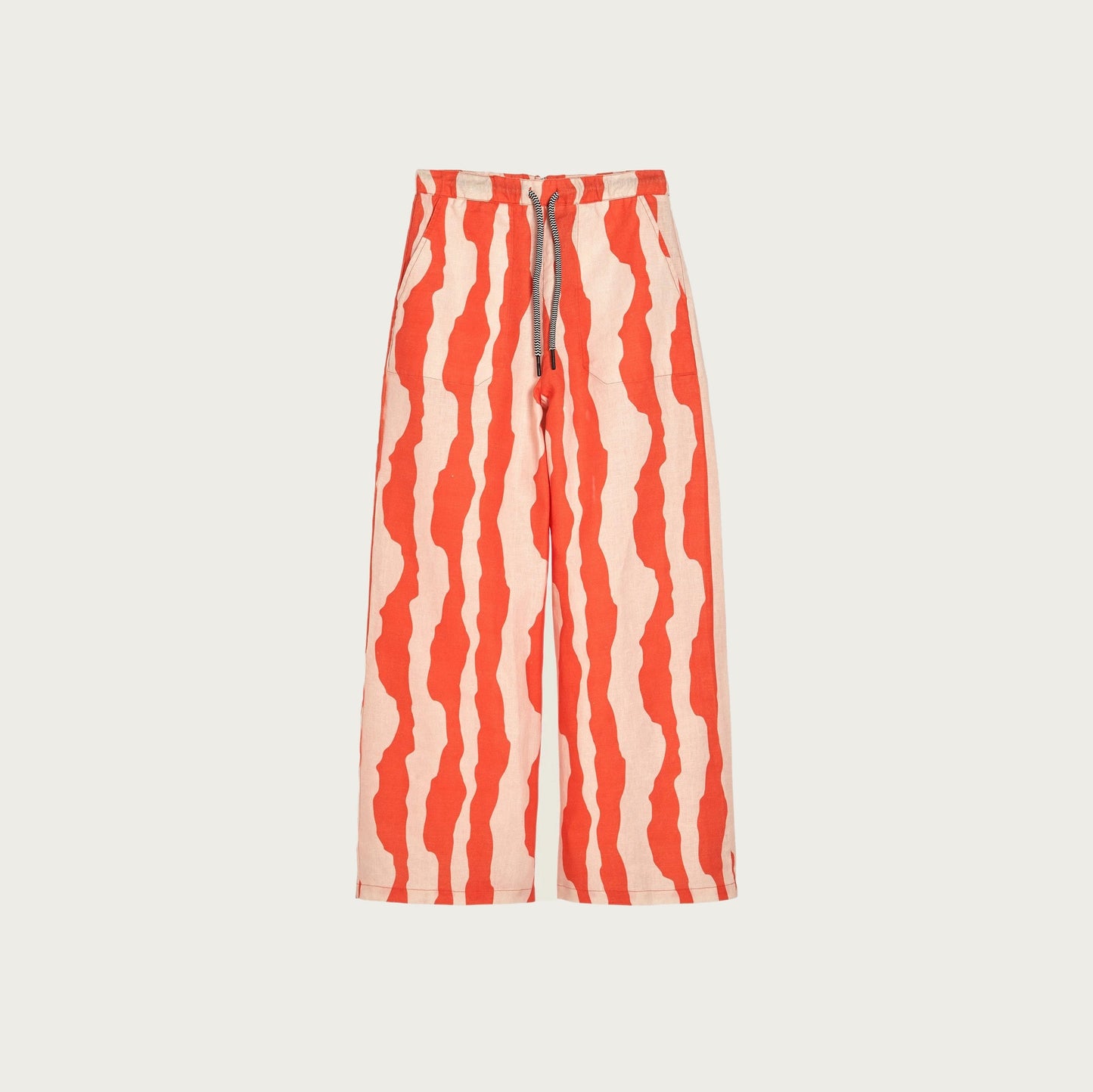 ORANGE CALIMA MOJAVE LINEN TROUSERS