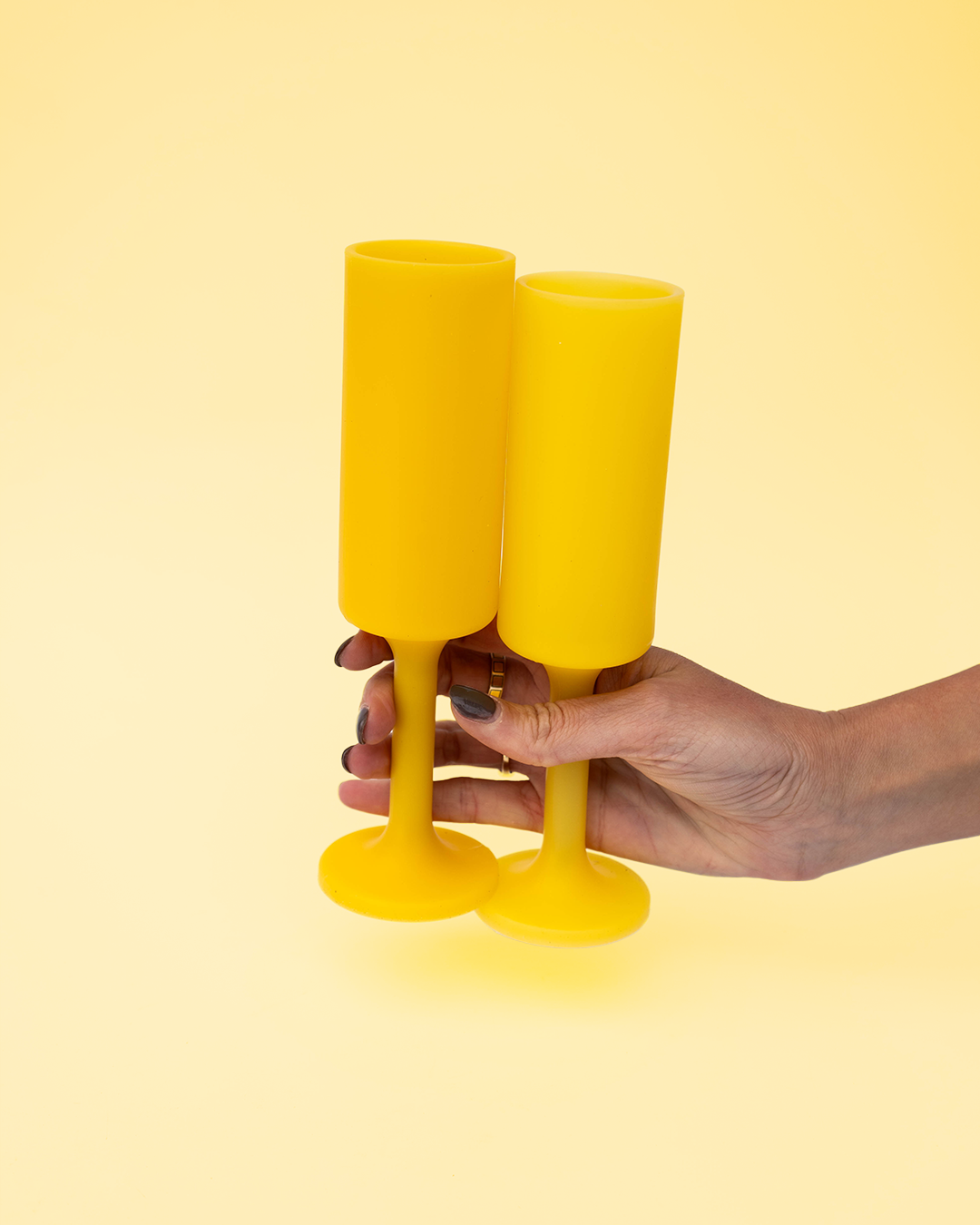 Unbreakable Silicon Champagne Flutes – Girasoli