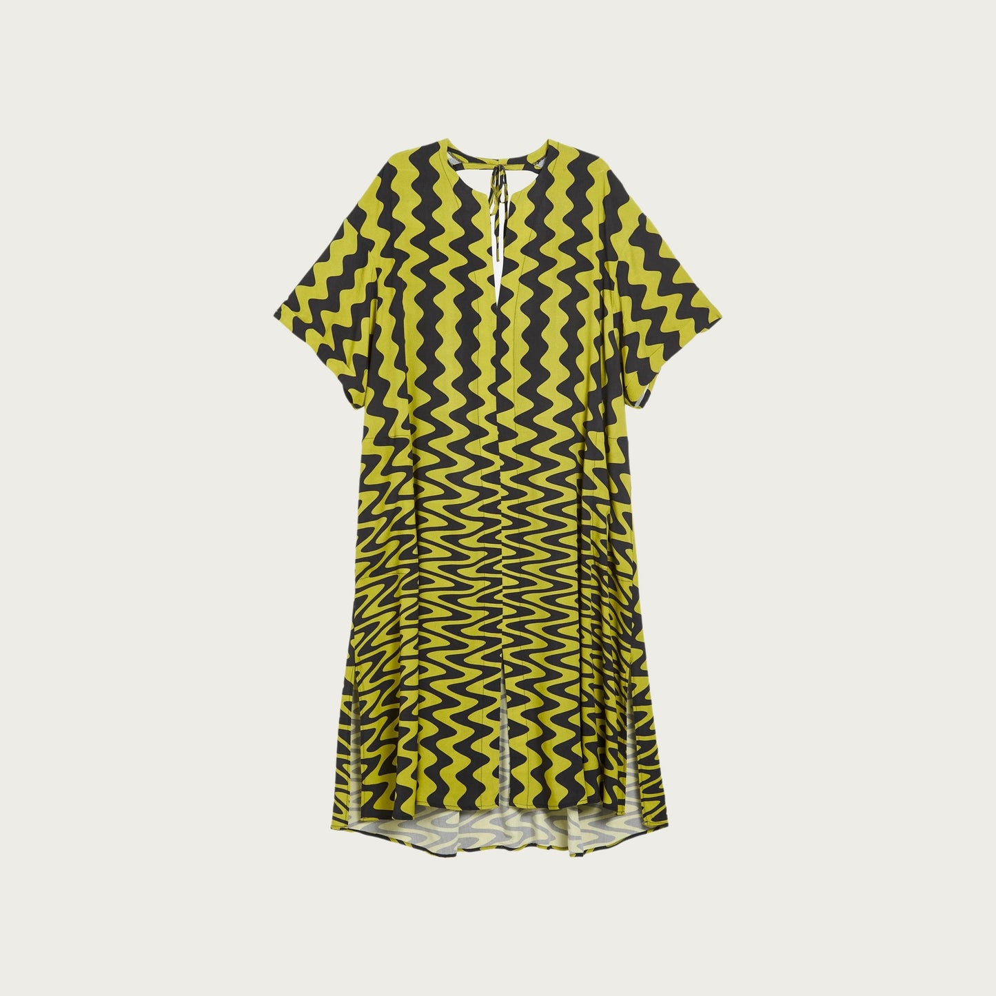 WIGGLE TANGELO VISCOSE DRESS