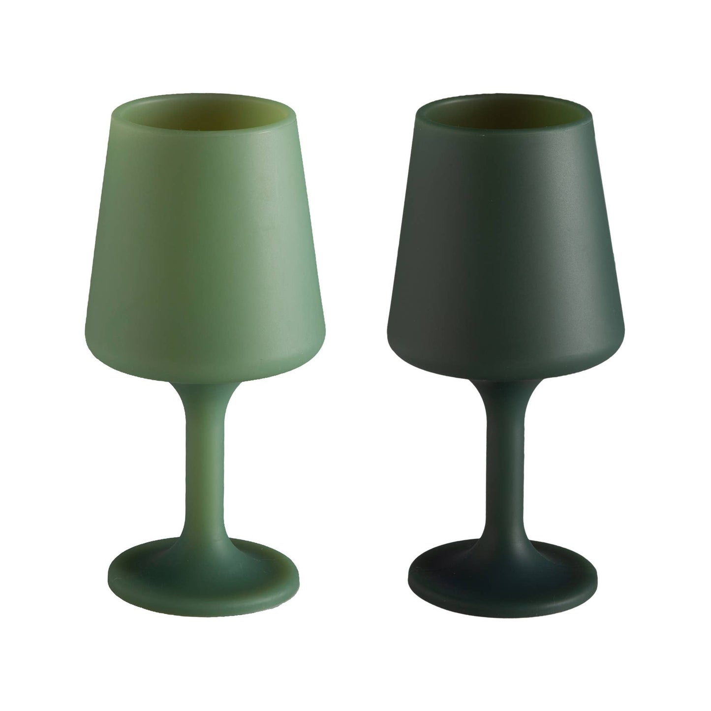 Unbreakable Silicone Wine Glasses – Sage | Olive