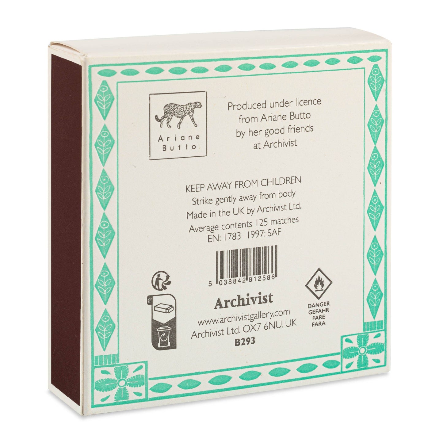 BIRDY STAMP | SQUARE MATCHBOXES