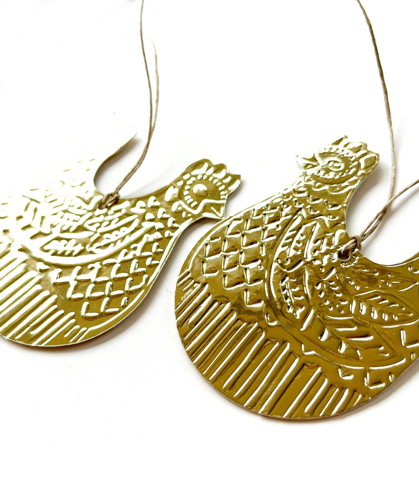 Chook - Faux-tin Ornament - Gold