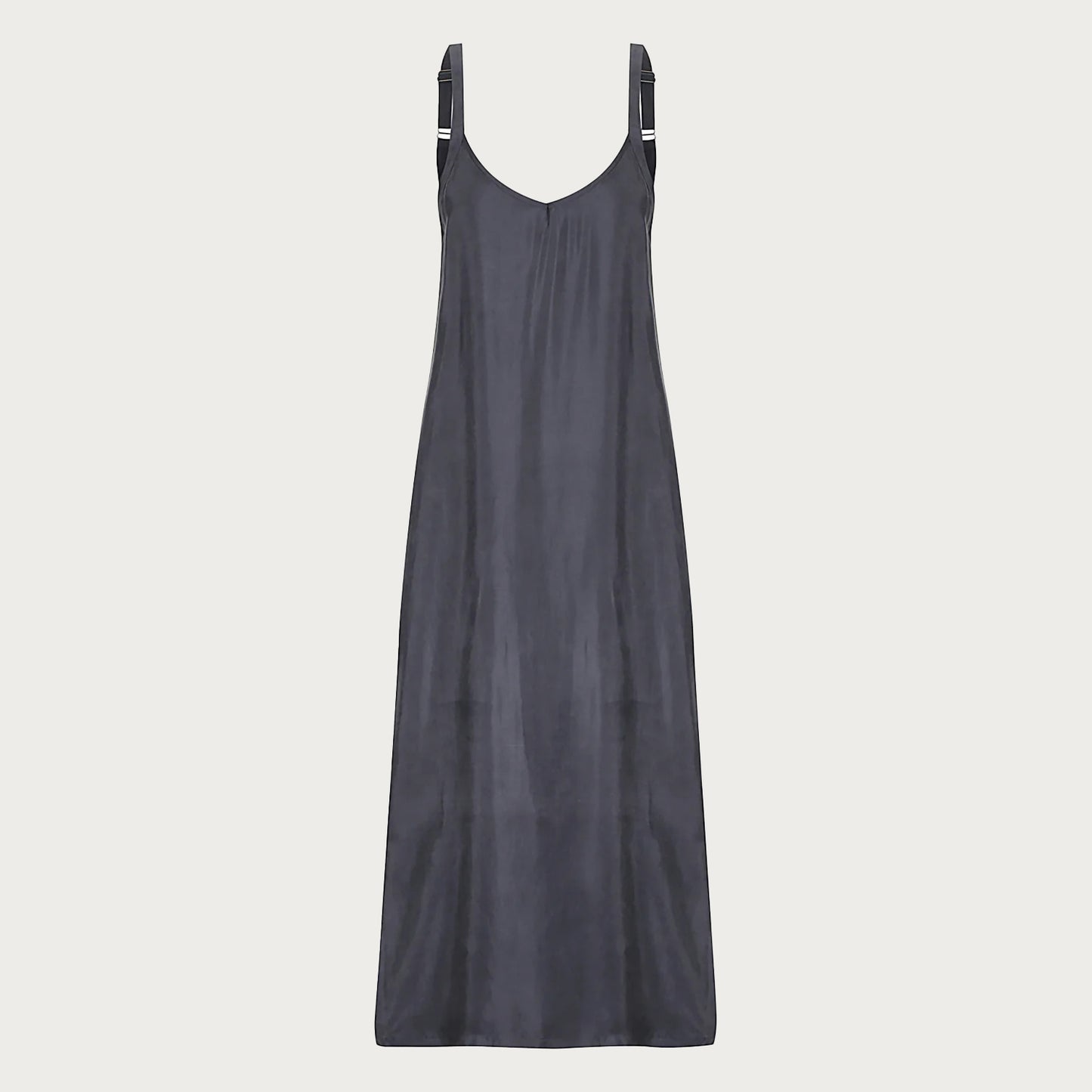 EVA SLIP DRESS – DEEP STEEL BLUE