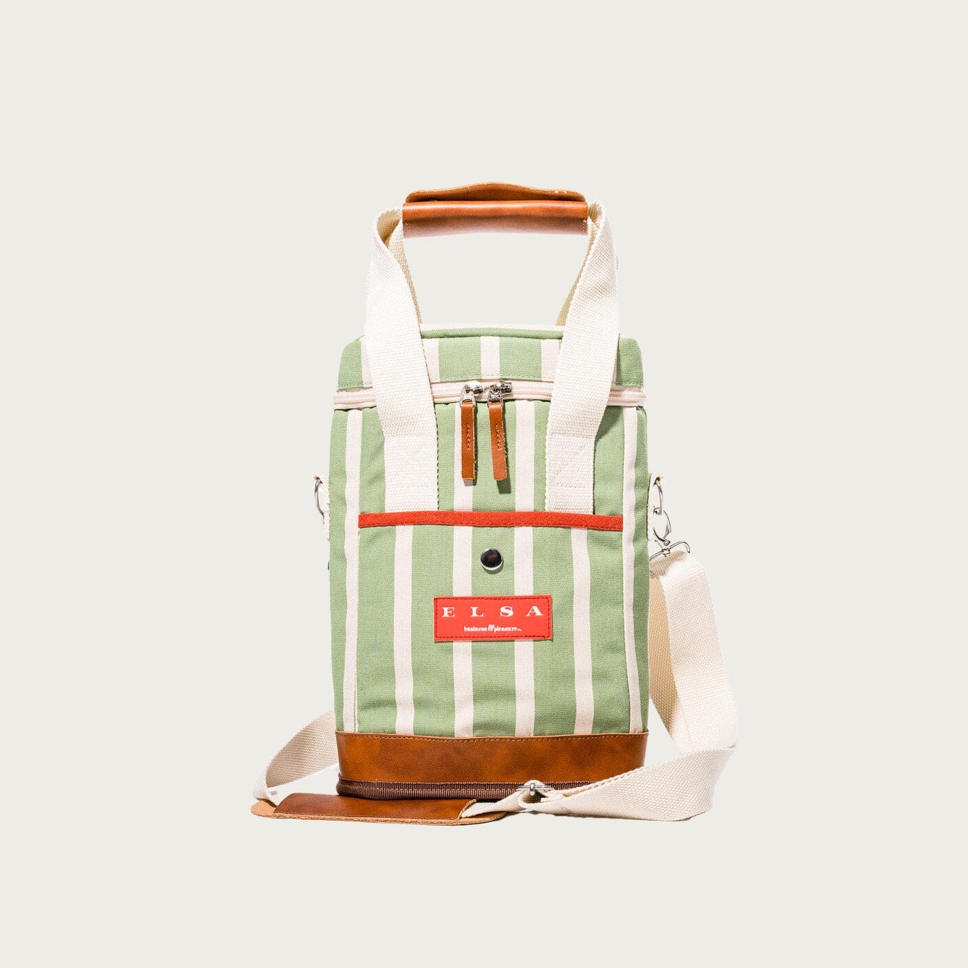 THE WINE COOLER BAG – ELSA STRIPE