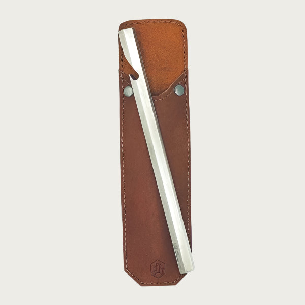 BOTTLE OPENER – LEATHER SLEEVE