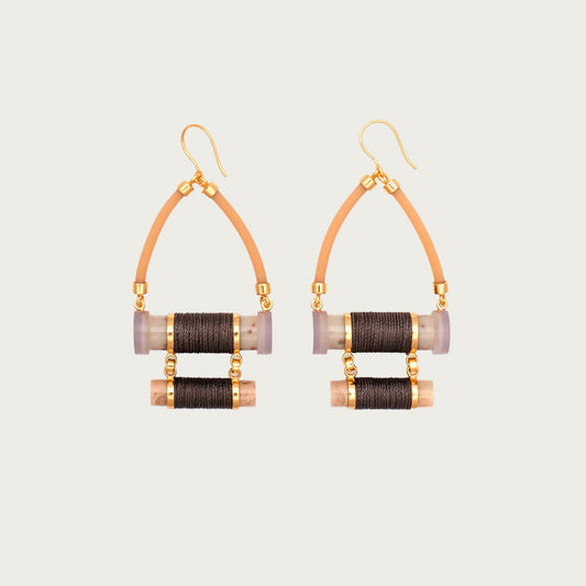 EARRINGS OF EUPHORIA – TAUPE