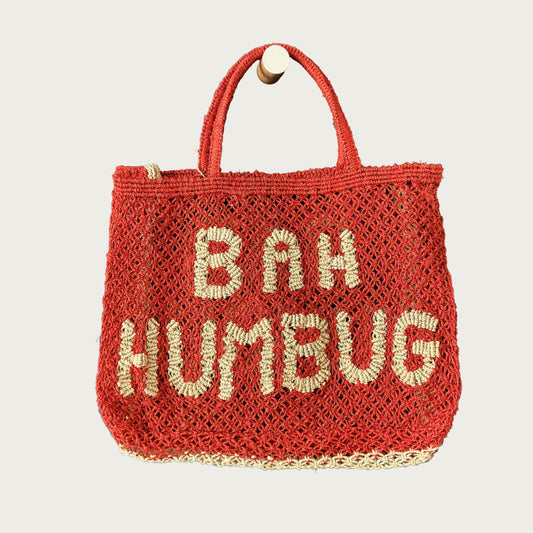 SMALL JUTE BAG – BAH HUMBUG
