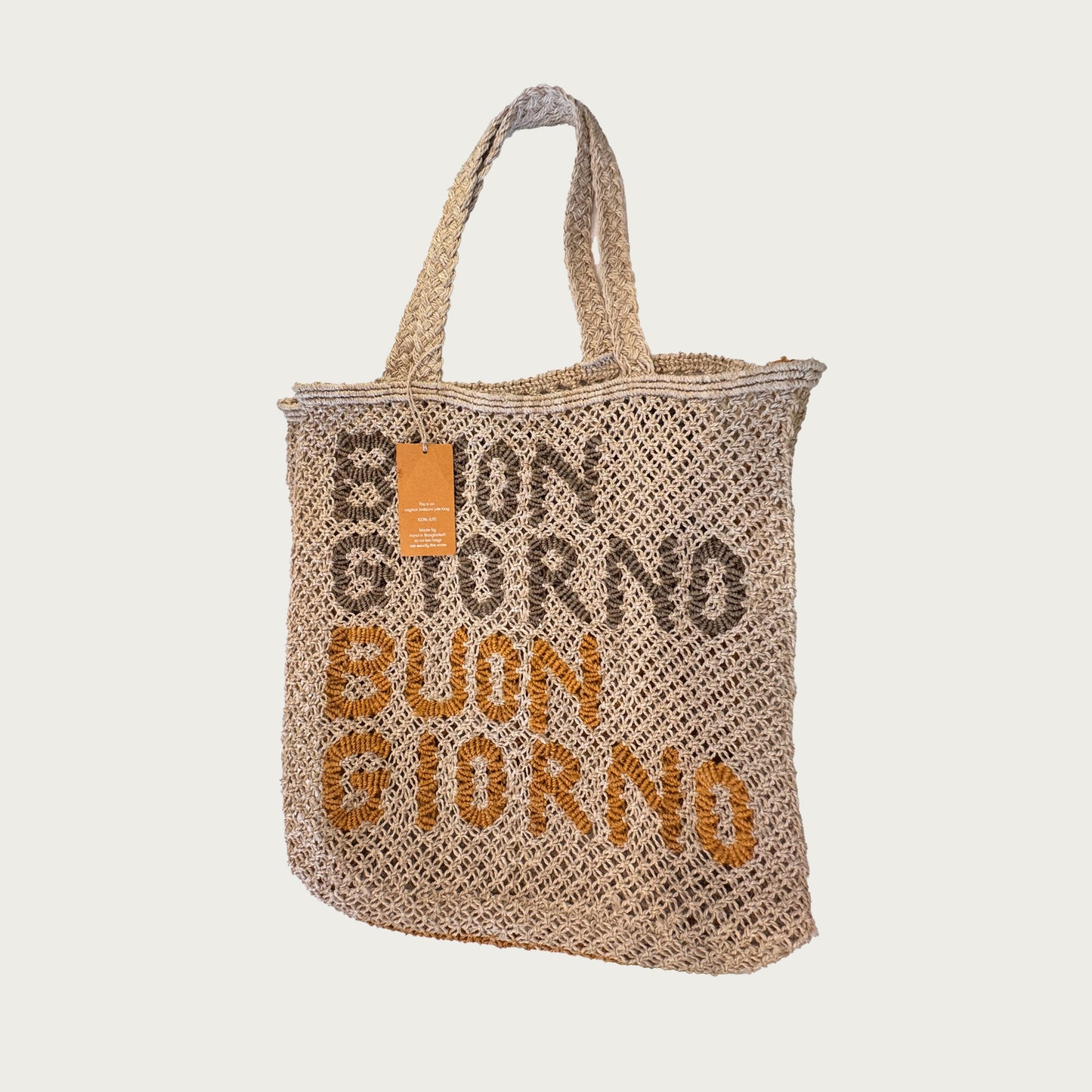 LARGE JUTE BAG – BUON GIORNO