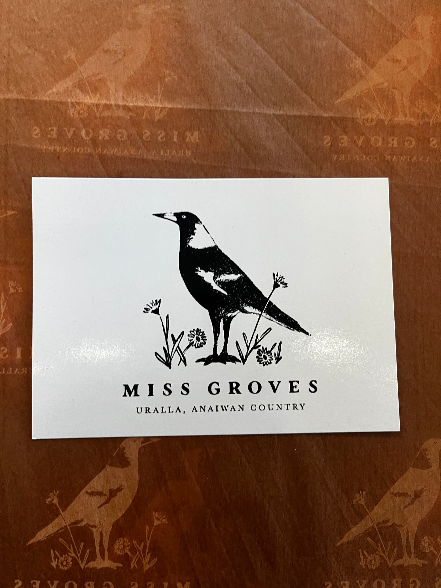 MISS GROVES / URALLA POST CARD