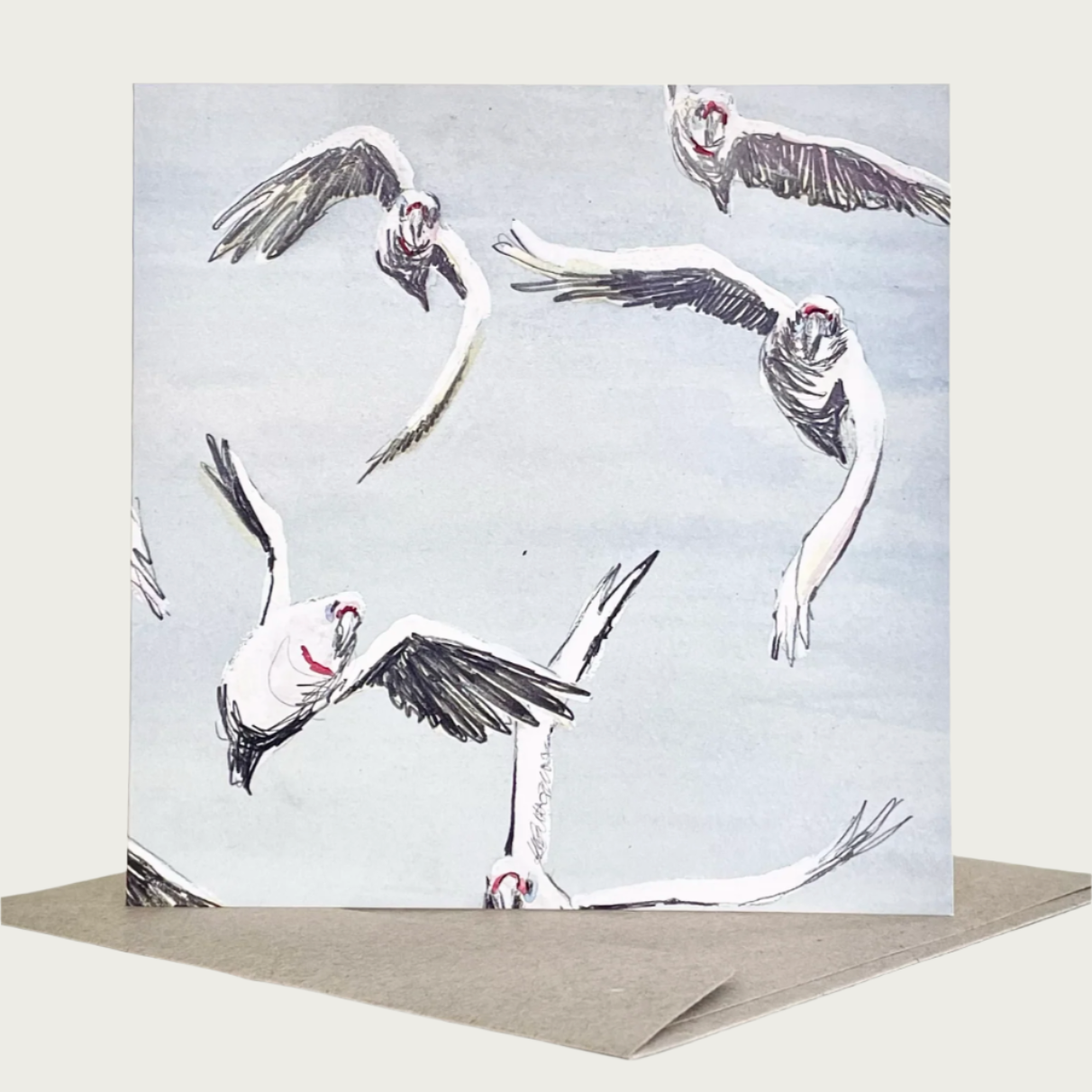 GREETING CARD – CORELLA FLOCK