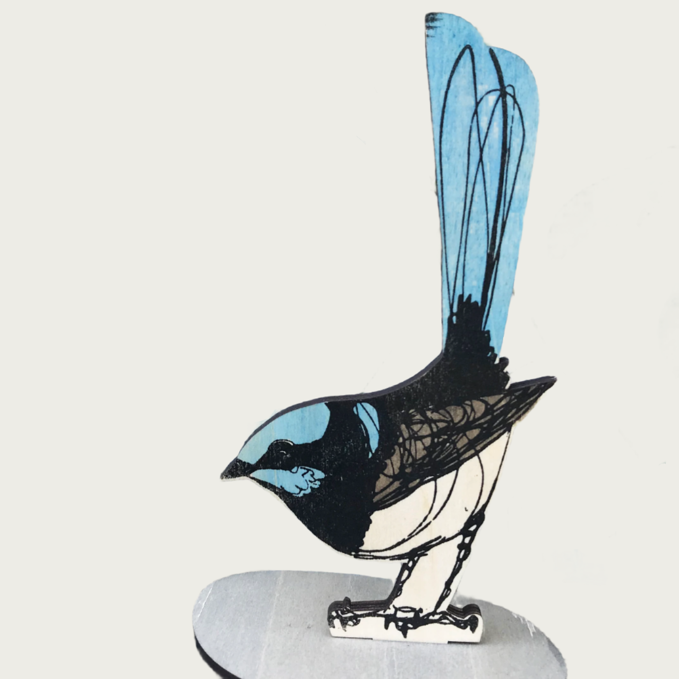 STANDING BIRD – SUPERB FAIRY WREN