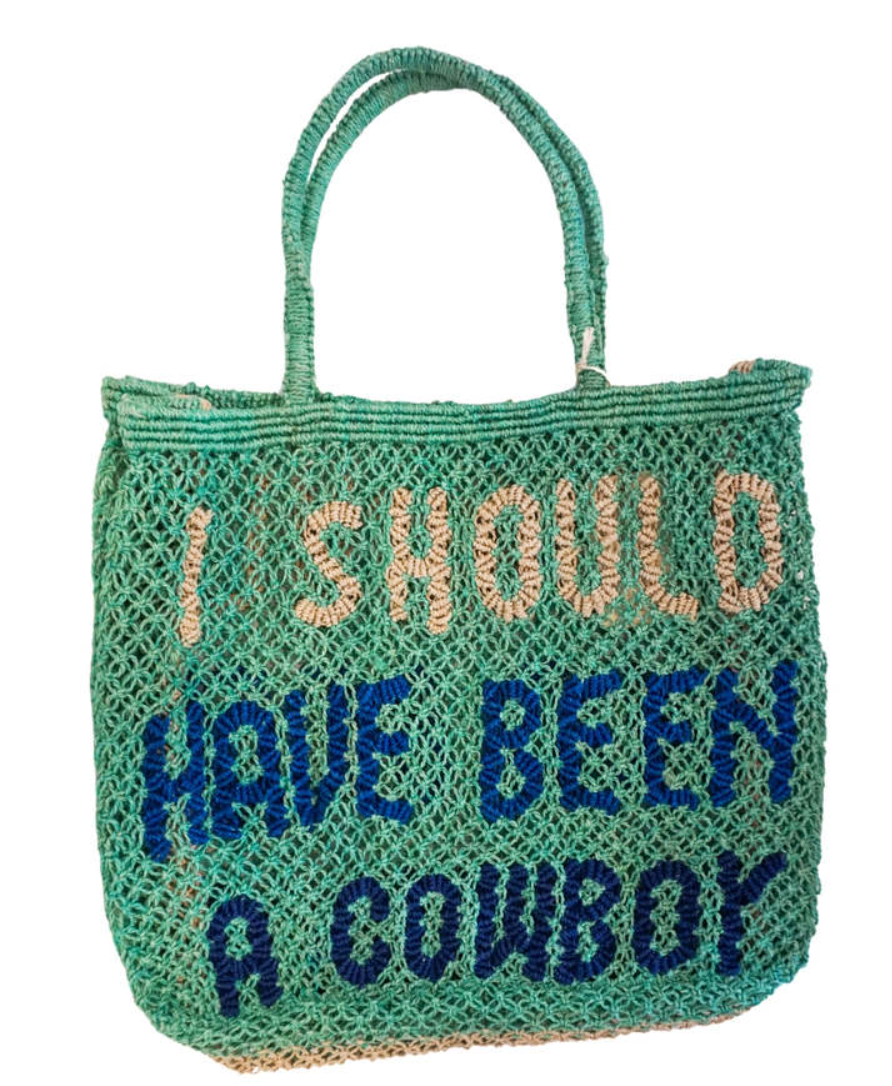 THE JACKSONS - I SHOULD HAVE BEEN A COWBOY JUTE BAG