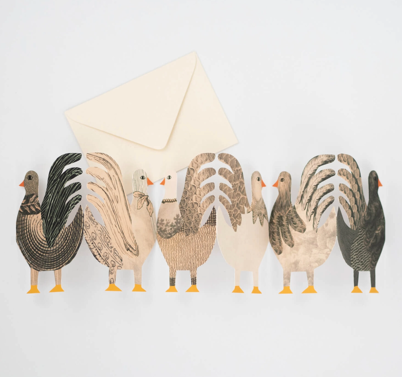 CHICKEN CONERTINA CARD