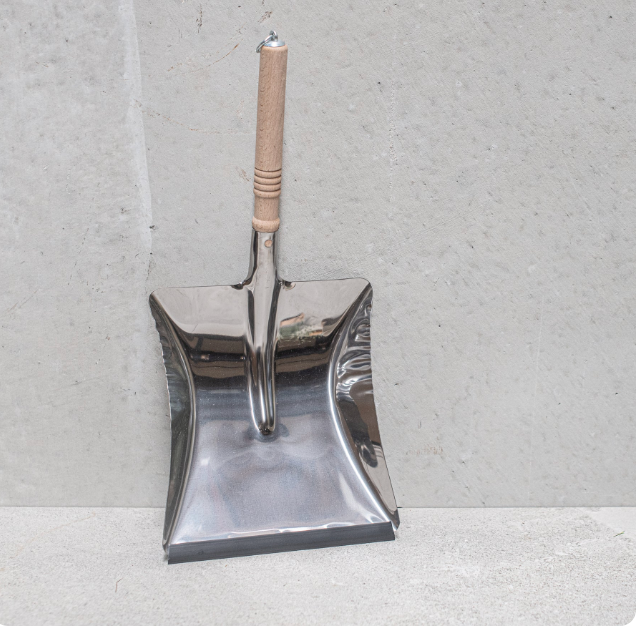 DUST PAN - STAINLESS STEAL