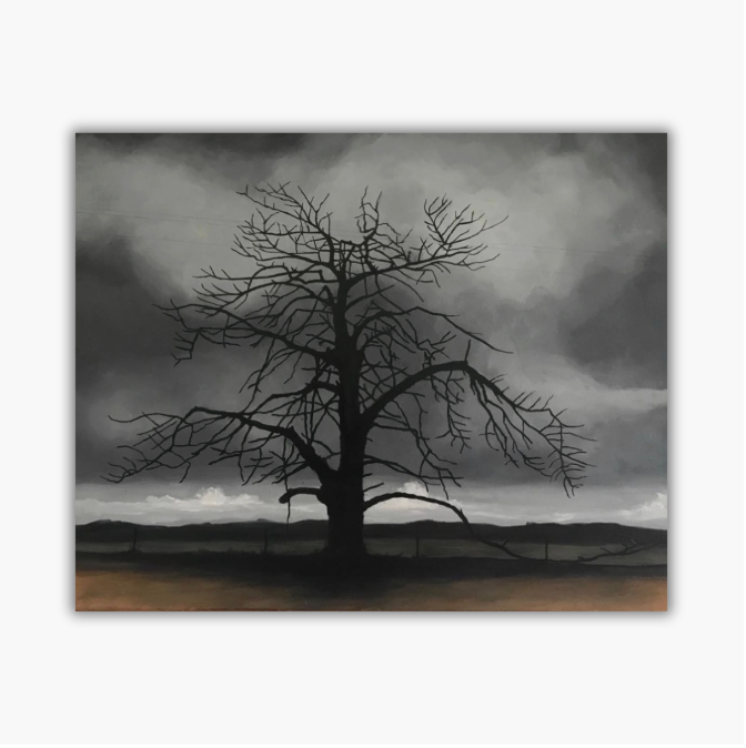LONELY WITCH OIL ON CANVAS