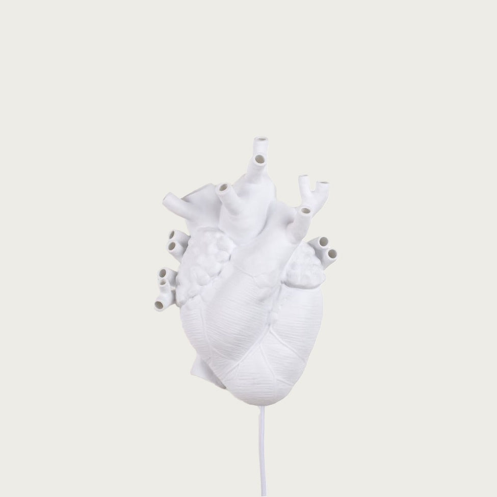 PORCELAIN HEART LAMP