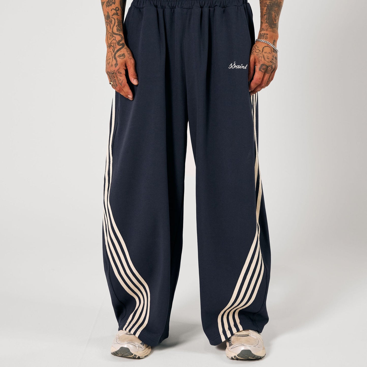 SŚAINT BARREL PANTS – NAVY