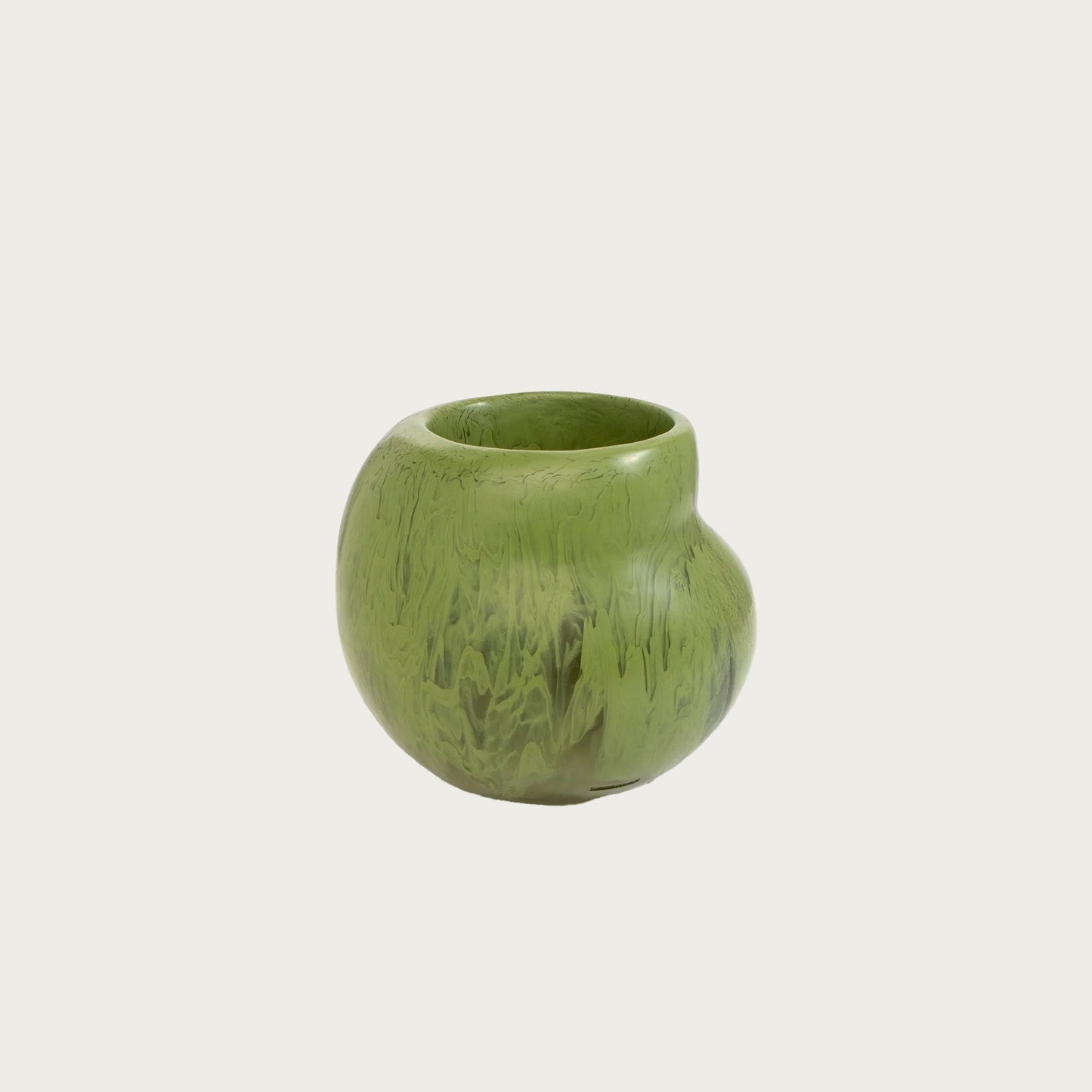 LARGE MOSS VASE – OLIVE