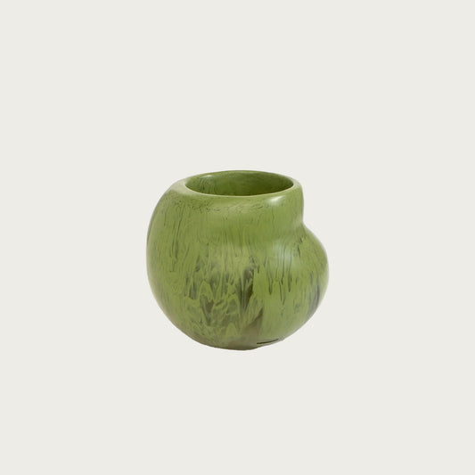 LARGE MOSS VASE – OLIVE