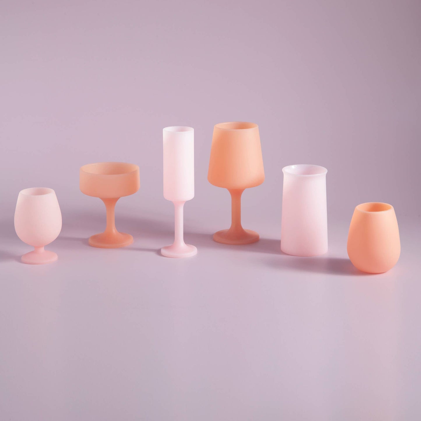 Unbreakable Silicon Wine Glasses – Peach | Petal