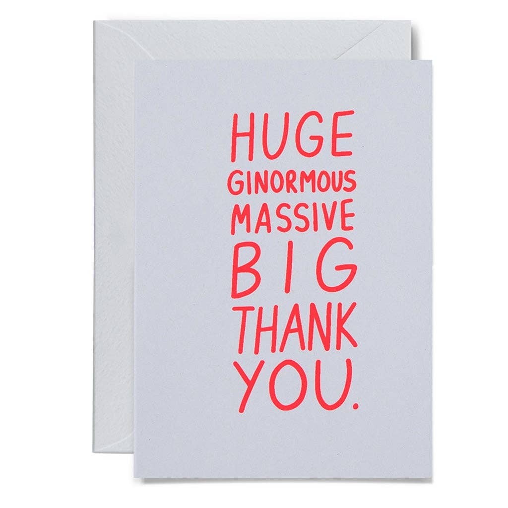 HUGE THANK YOU