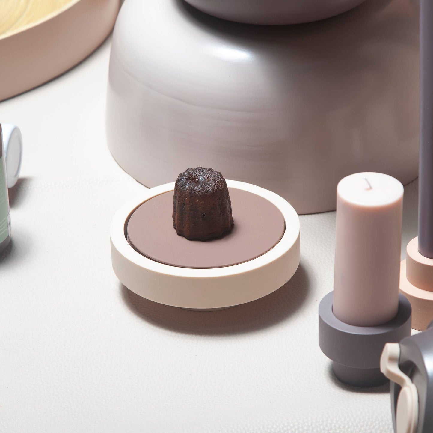 Unbreakable Silicon Coasters – Latte | Donkey