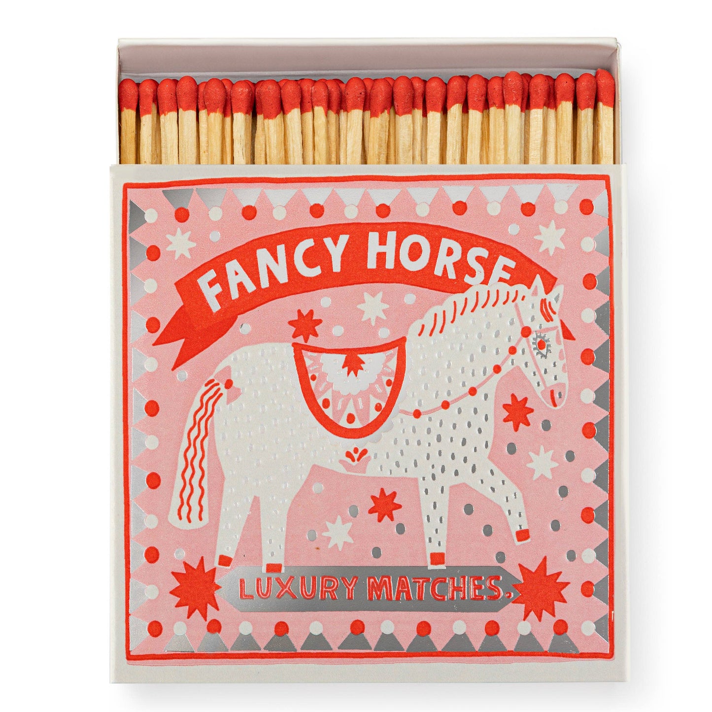 FANCY HORSE | SQUARE SAFETY MATCHES