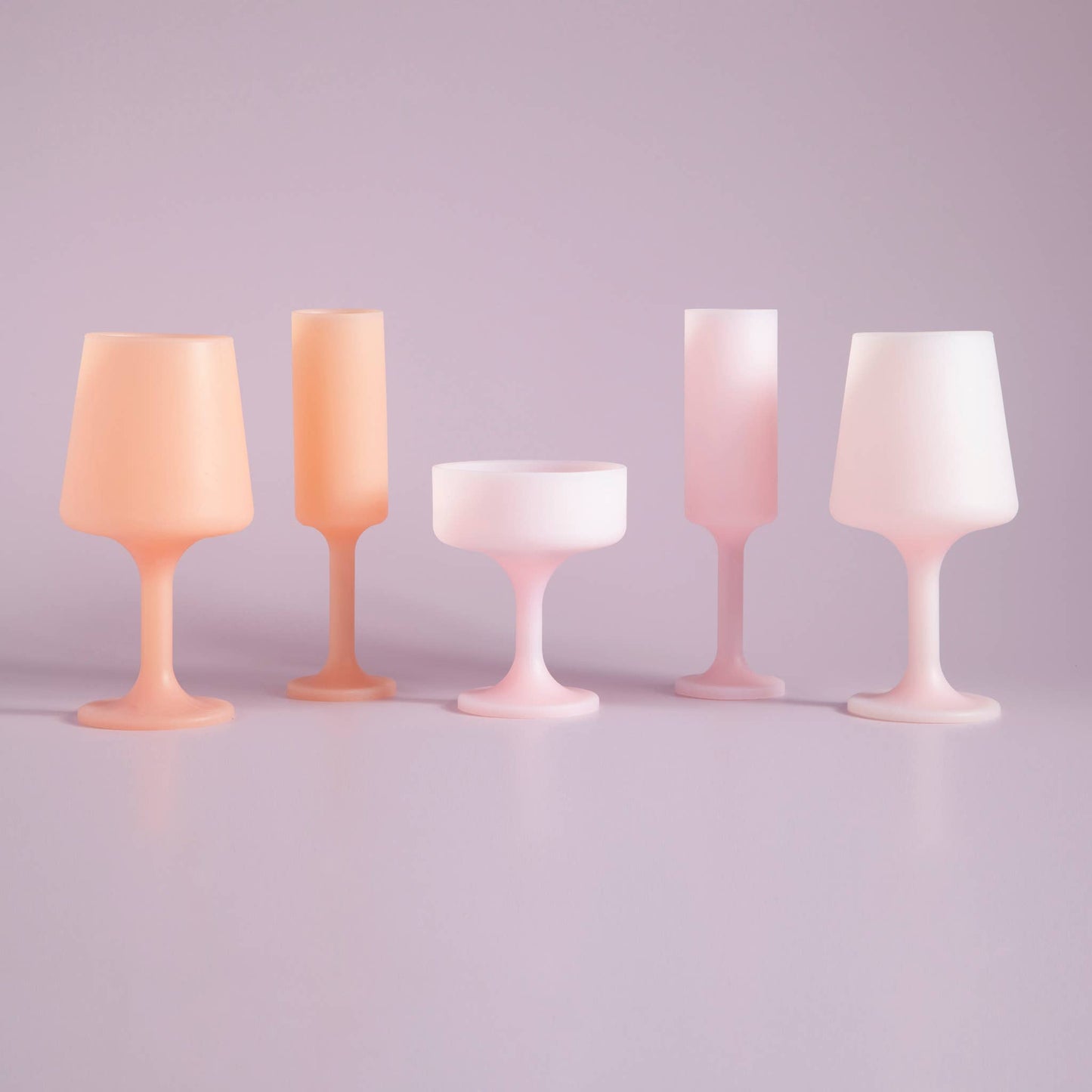 Unbreakable Silicon Wine Glasses – Peach | Petal