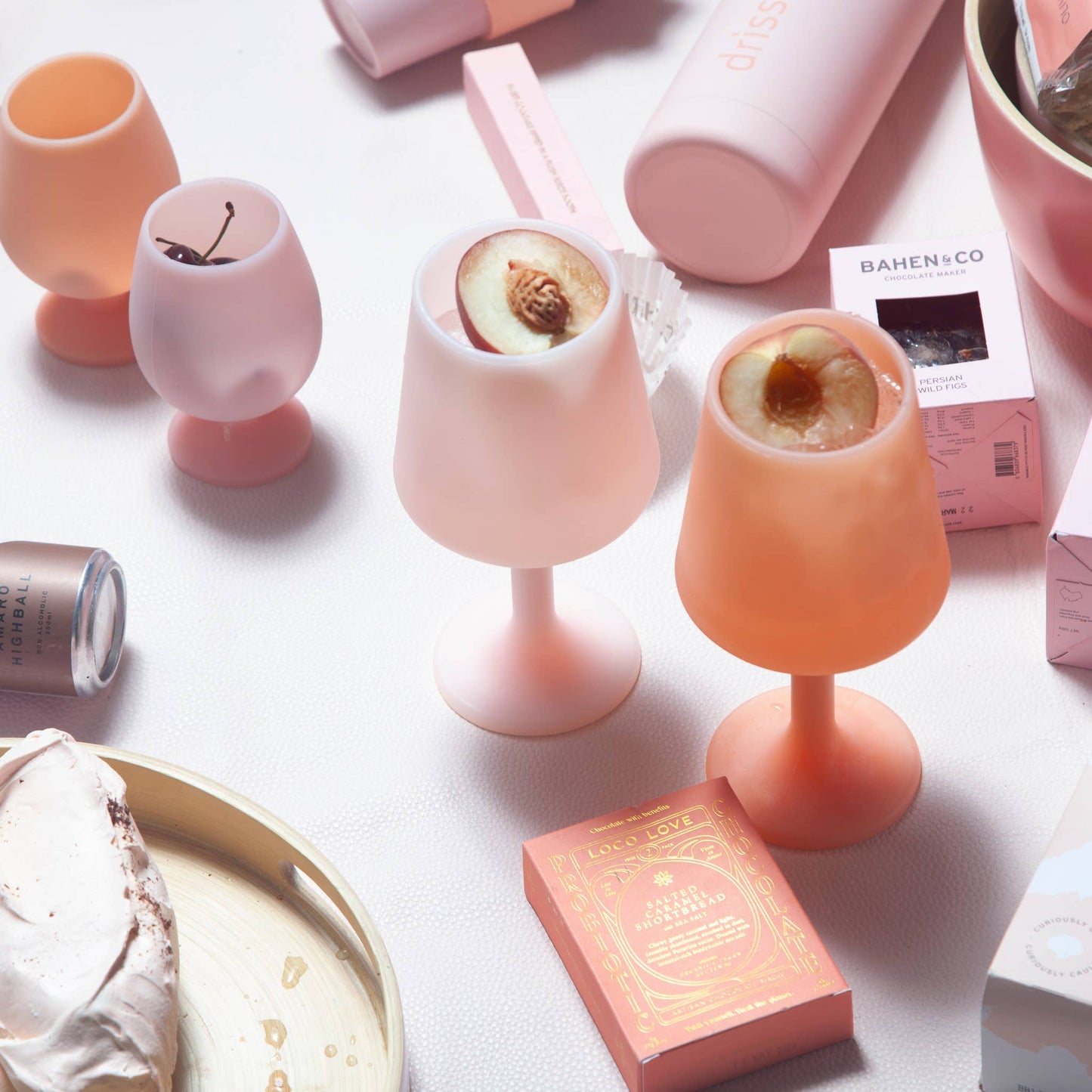 Unbreakable Silicon Wine Glasses – Peach | Petal