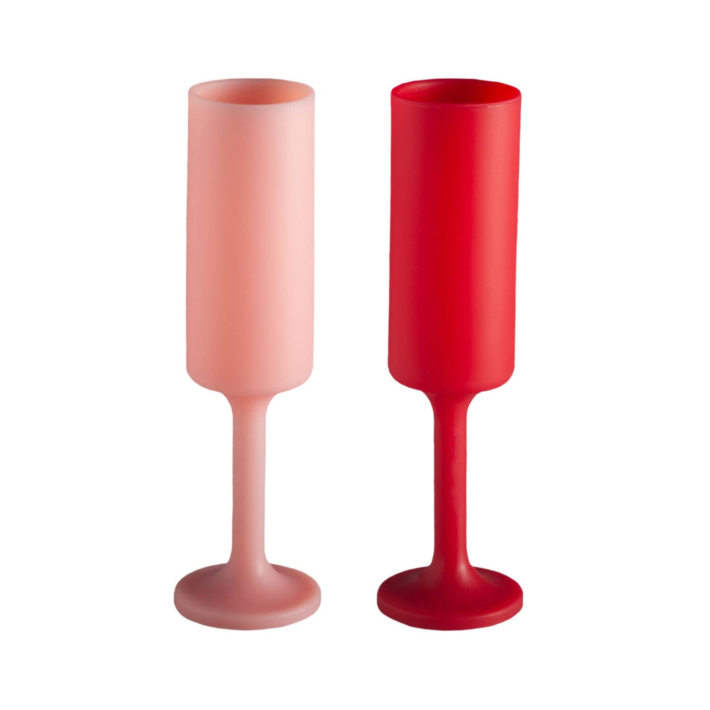 Unbreakable Silicone Champagne Flutes – Cherry | Blush