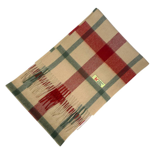 Strathurie Lambswool Ladies Gents Plaid Tartan Check Scarf