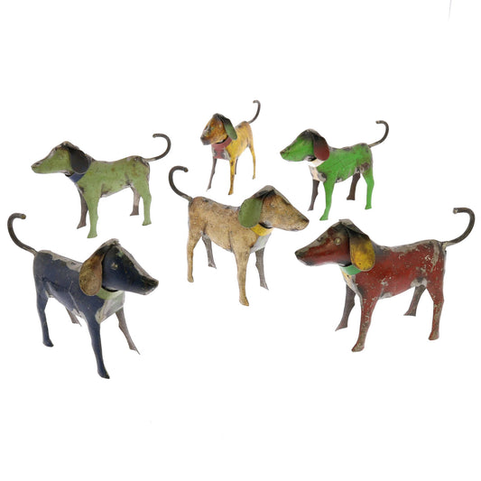 METAL DOGS - ASSORTED COLOURS