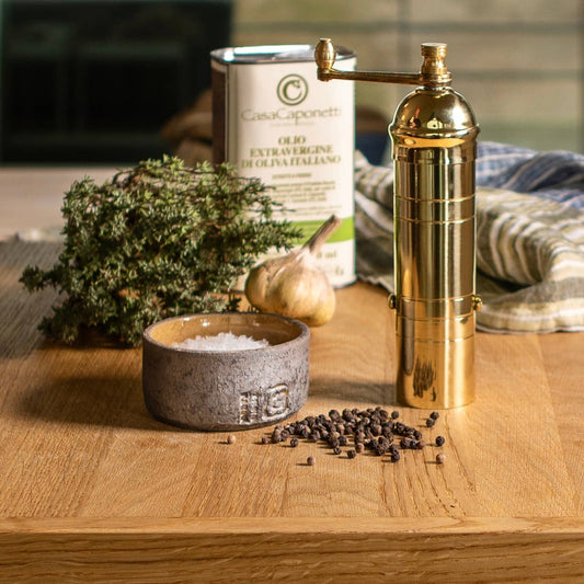 THE ORIGINAL 'SMALL BRASS MILL' - 7" PEPPER GRINDER