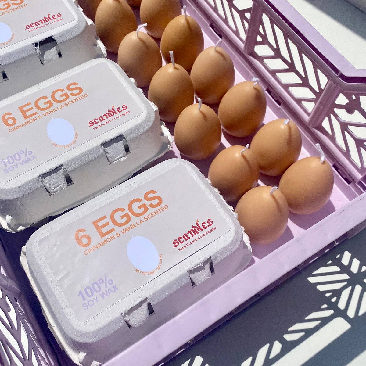 EGG CANDLE – 6 PACK