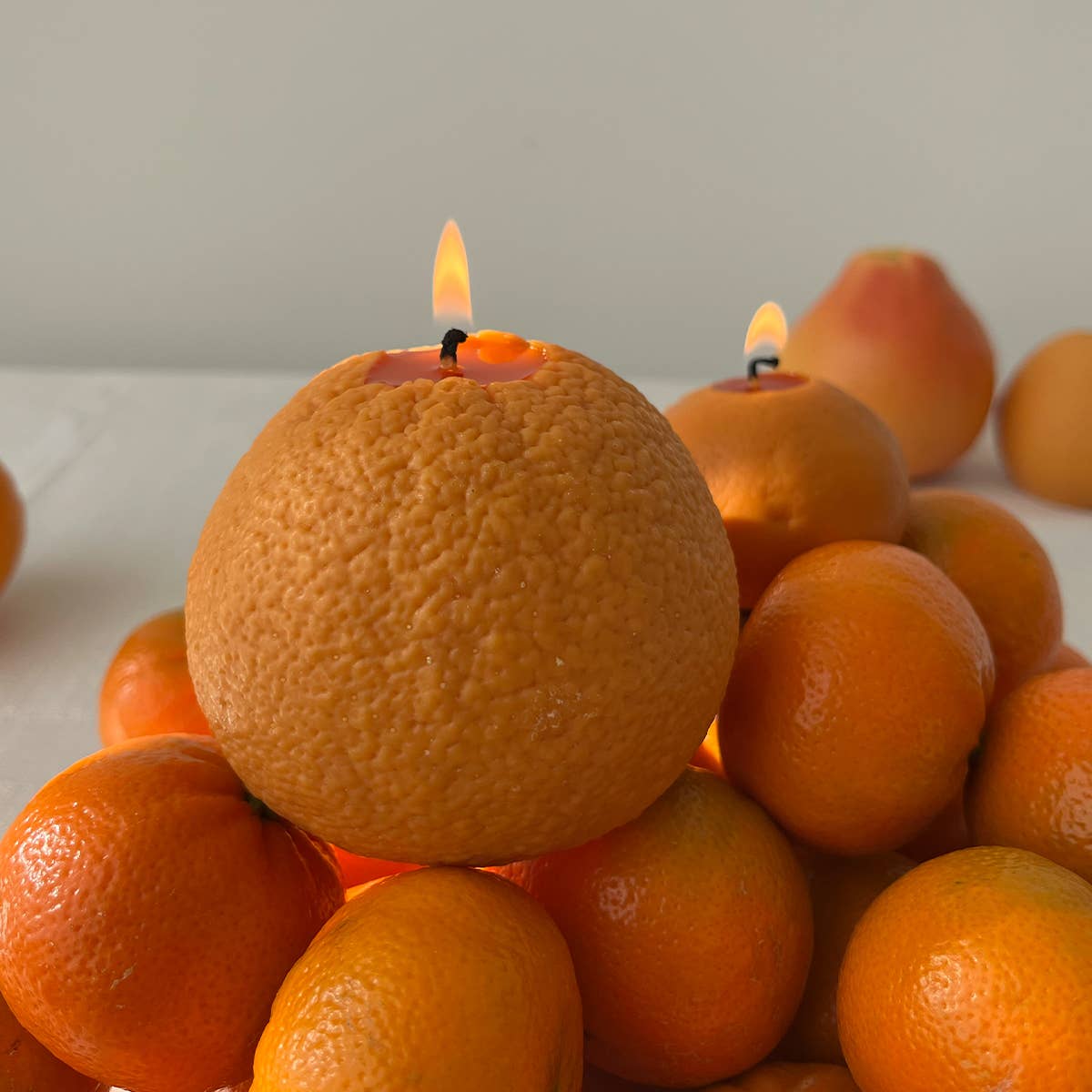 ORANGE CANDLE – LARGE