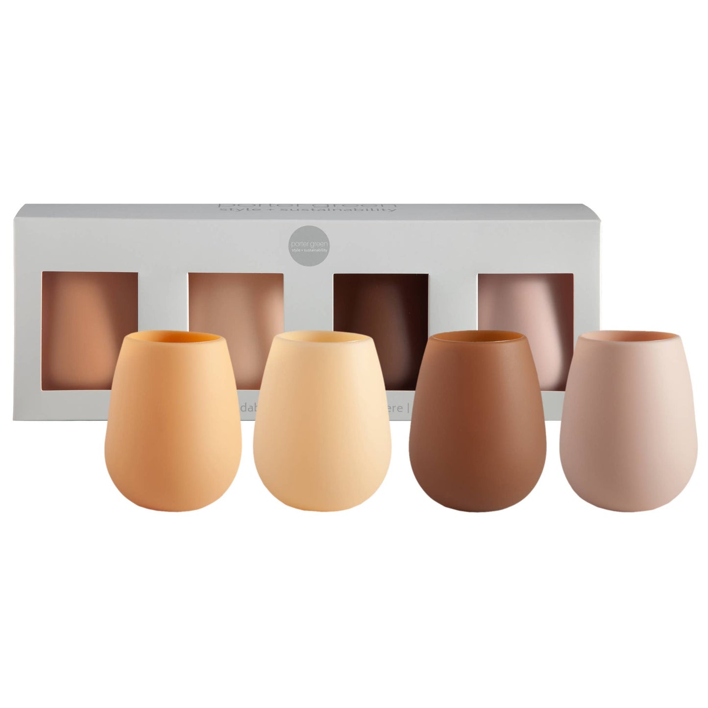 Unbreakable Silicon  Glasses – Cinnamon