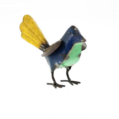 RECLAIMED METAL BIRDS - ASSORTED COLOURS