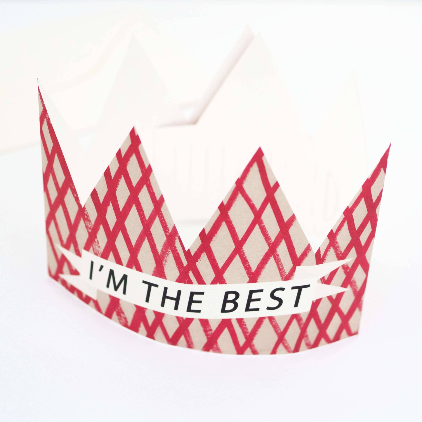 I'M THE BEST PARTY HAT CARD