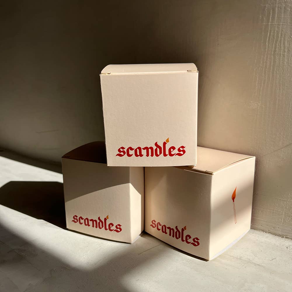 ORANGE CANDLE – LARGE