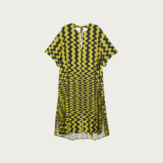 WIGGLE TANGELO VISCOSE DRESS