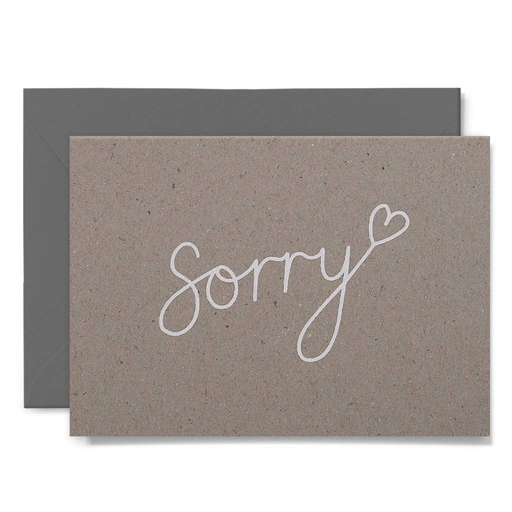 SORRY card