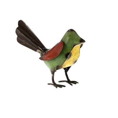 RECLAIMED METAL BIRDS - ASSORTED COLOURS