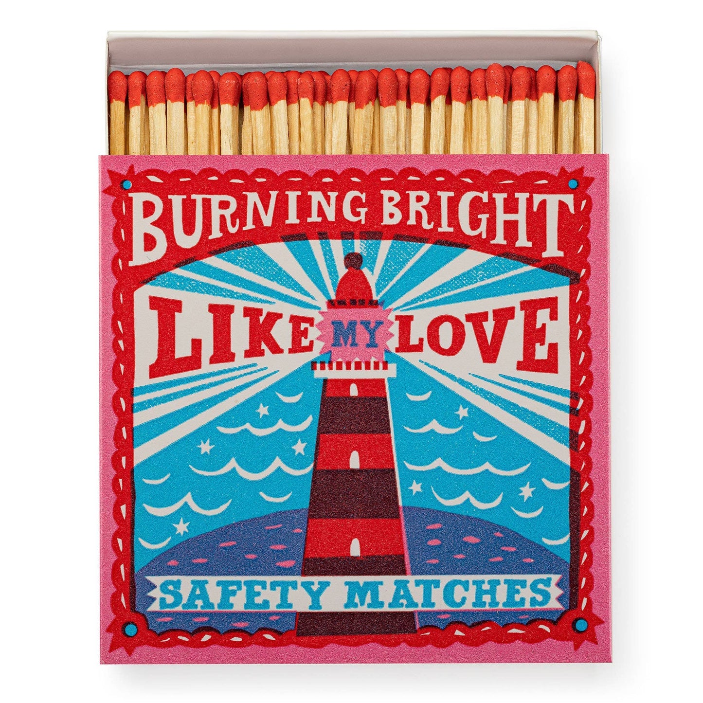 BURNING BRIGHT | SQUARE MATCHBOXES