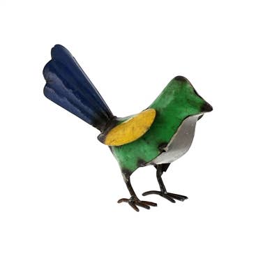 RECLAIMED METAL BIRDS - ASSORTED COLOURS