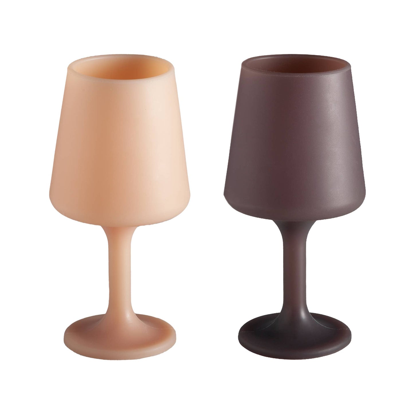Unbreakable Silicone Wine Glasses – Latte | Donkey