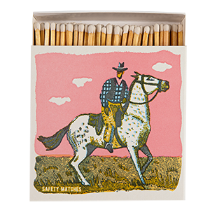 PINK COWBOY  | SQUARE SAFETY MATCHES