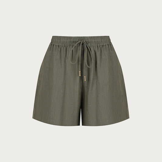 ARI LINEN SHORTS – FORREST